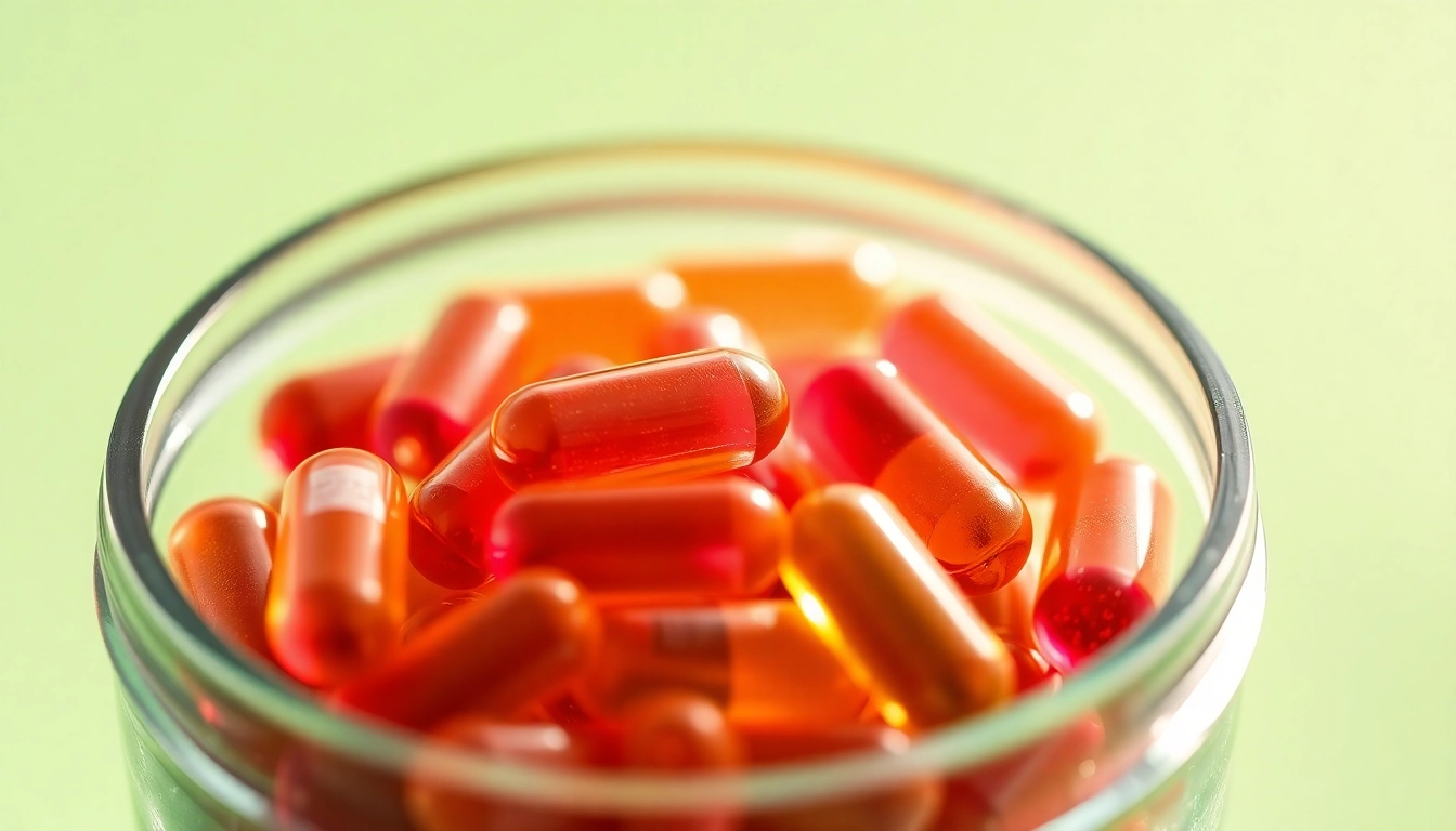 Check out these NAD Supplement capsules in a glass container showcasing their texture and vibrant colors.