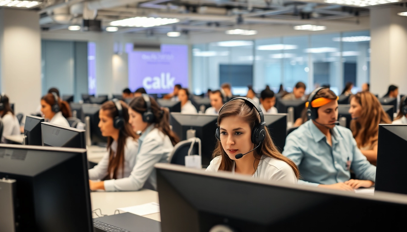 Engaged agents in call centers in tijuana mexico delivering exceptional customer support services.