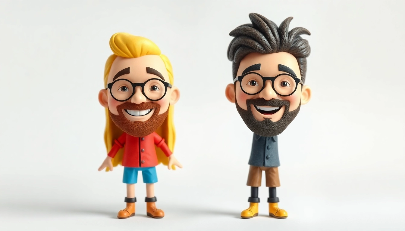 Personalisierter Wackelkopf mit individuellem Design und einzigartigen Merkmalen für ein kreatives Geschenk