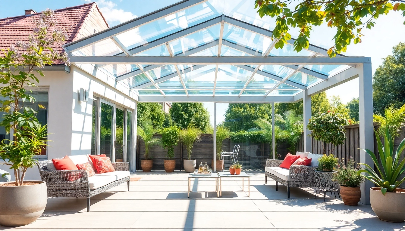 Schützen Sie Ihre Terrasse mit einer stilvollen Terrassenüberdachung Alu, die modernes Design und Funktionalität vereint.