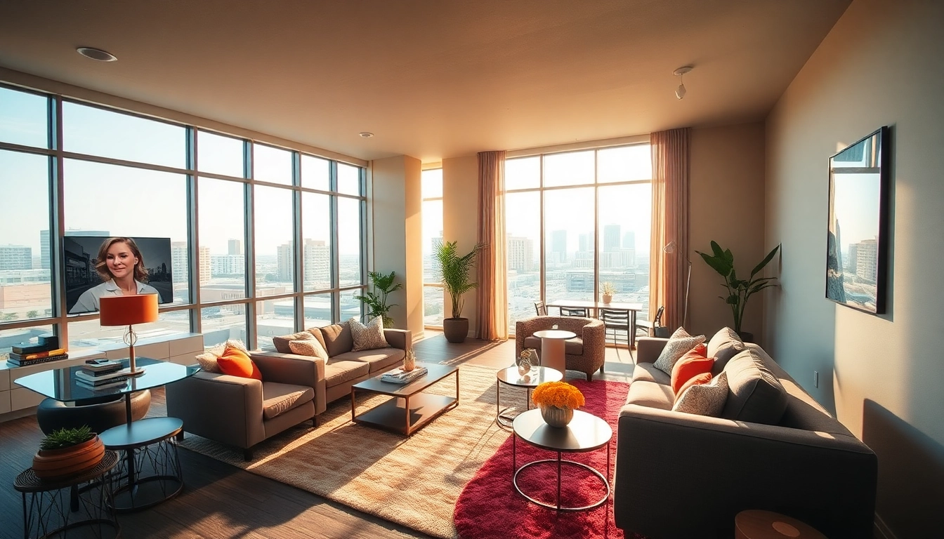 Tour a vibrant apartments in Glendale AZ showcasing modern design with ample lighting.