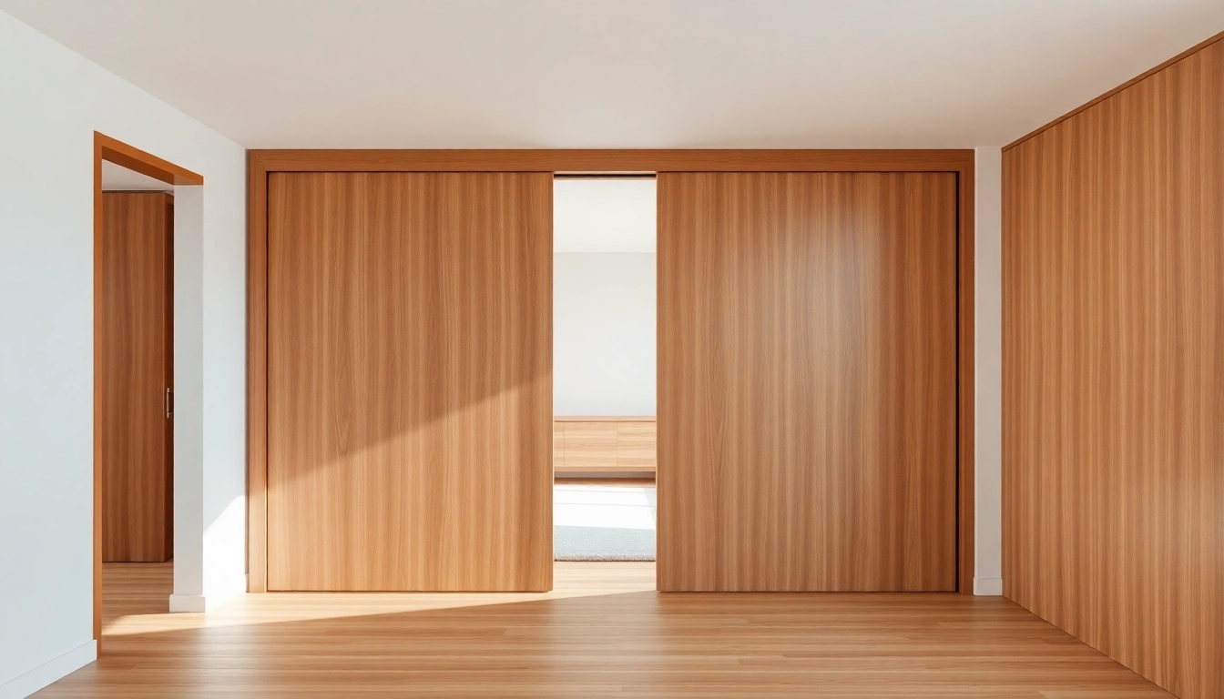 View a stylish sliding partition wall that elegantly divides the room, showcasing functionality and modern design.