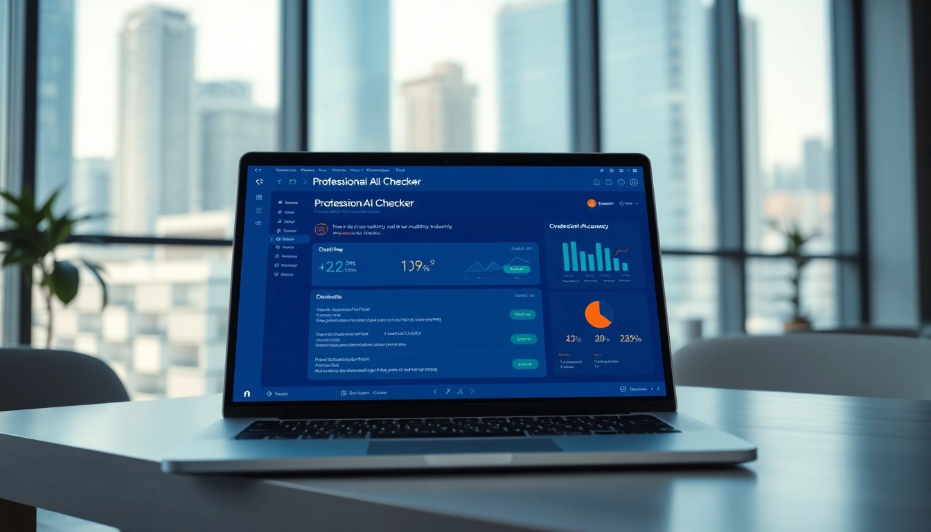 Utilize an AI checker for text accuracy and analysis in a professional setting.