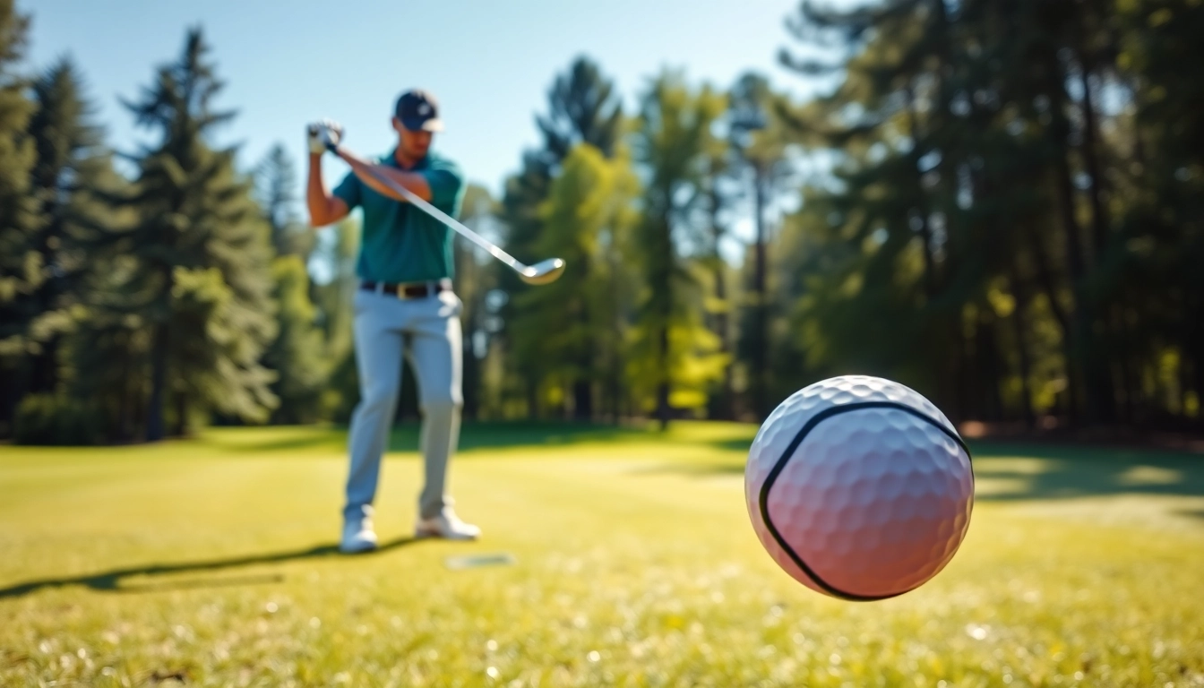Enhance your performance with a golf swing training aid showcased by a professional golfer.
