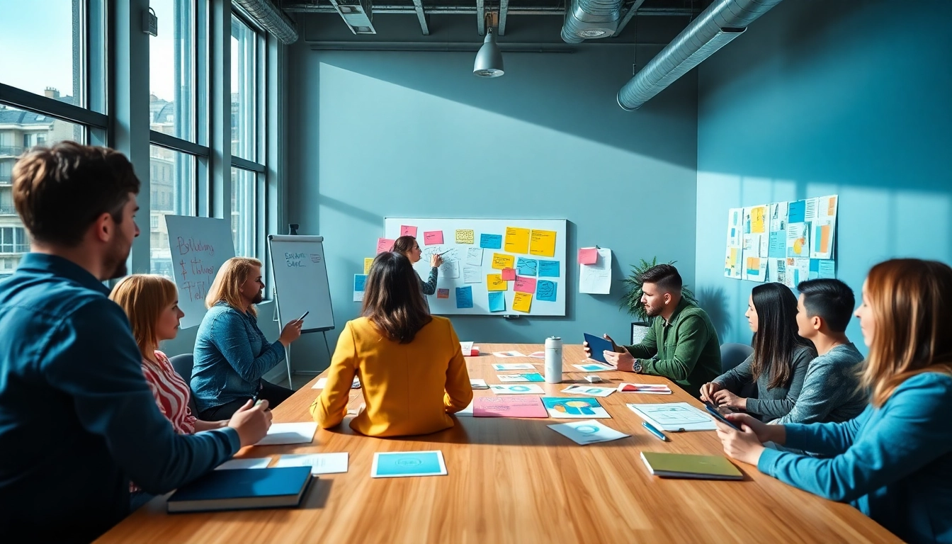 Enhance your branding with insights from a collaborative workshop environment featuring diverse participants.