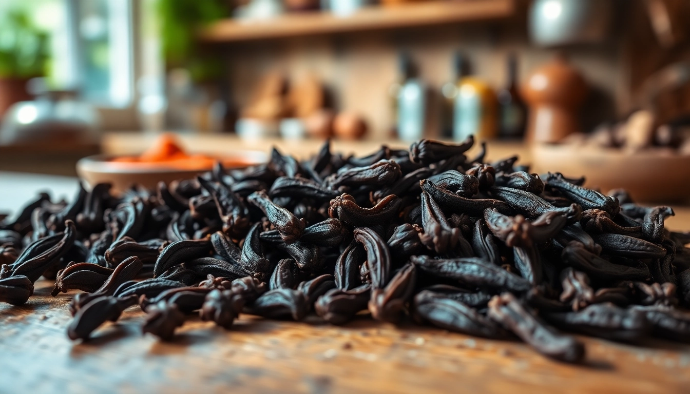 Whole cloves arranged beautifully on a wooden surface, highlighting their unique shape and texture.